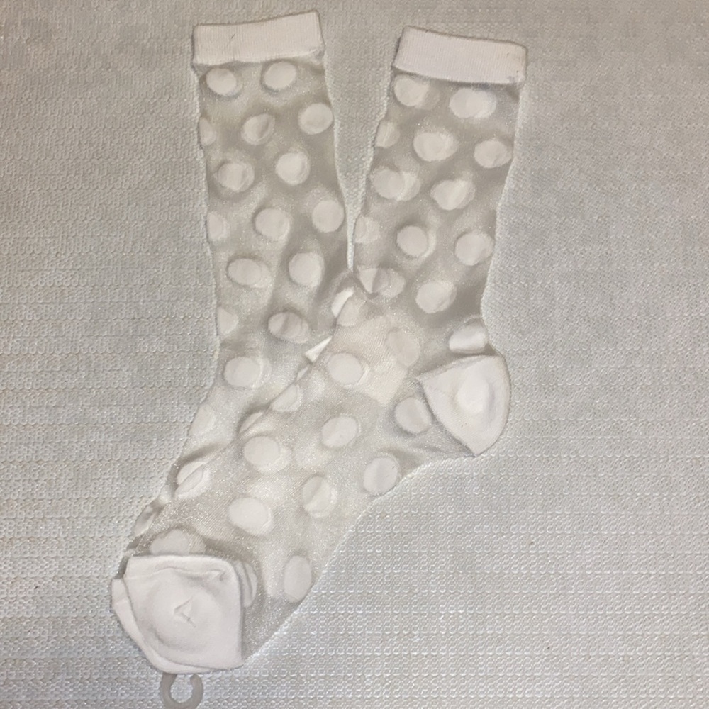 Fancy Polka Dot Sheet Socks